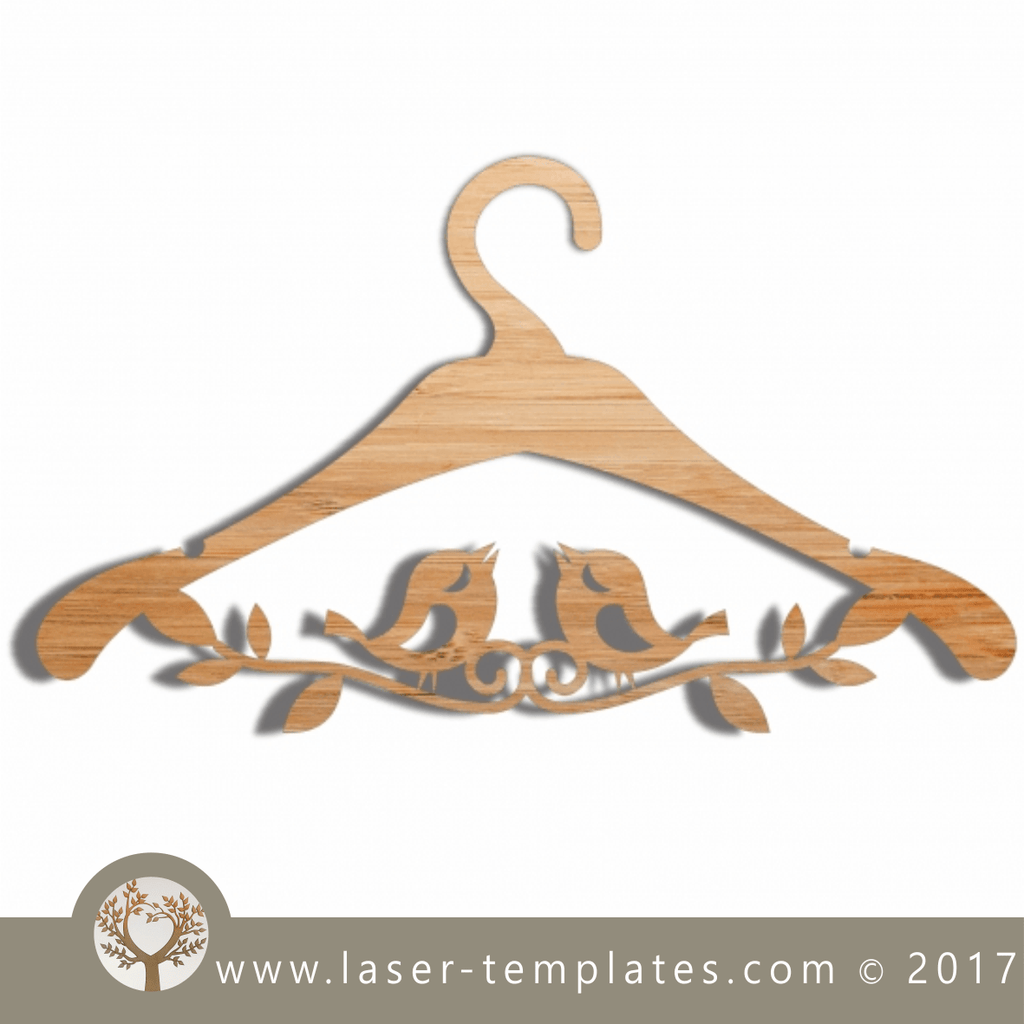 Laser cut hanger template, download laser cut designs and patterns