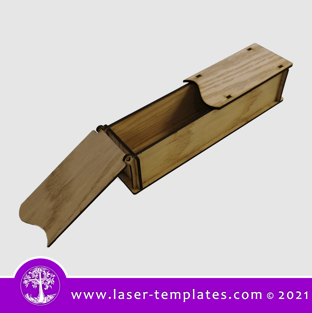 Laser cut template for Souvenir Box Laser Ready Templates