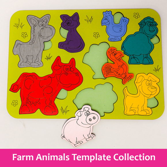 Farm Animals Template Collection