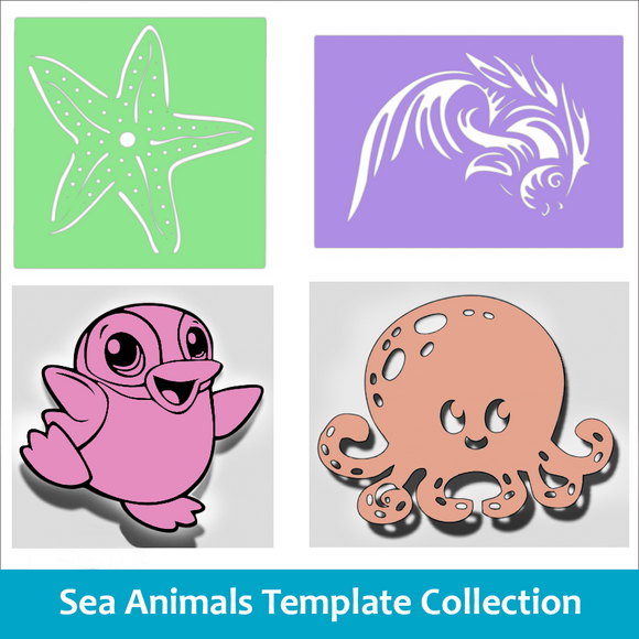 Sea Animals Template Collection