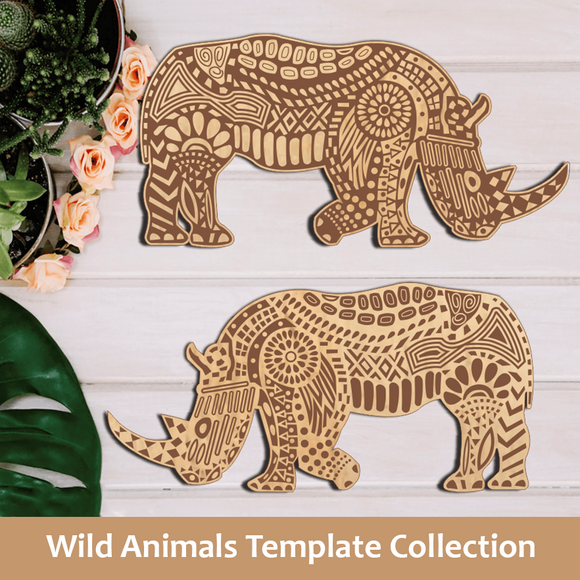 Wild Animals Template Collection