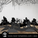 Halloween Paper Scene