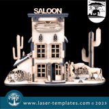 3D-DIY Cowboy Saloon Kit