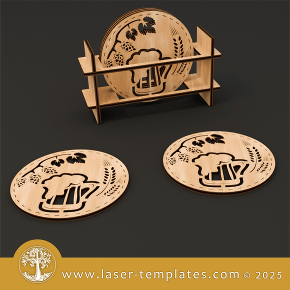 Laser Ready Templates New Beer Coasters Beer Coasters Thumbnail