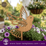 Laser Ready Templates New Birds Garden Stakes Bundle Birds Garden Stakes Bundle Thumbnail