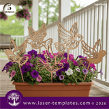 Laser Ready Templates New Birds Garden Stakes Bundle Birds Garden Stakes Bundle Thumbnail