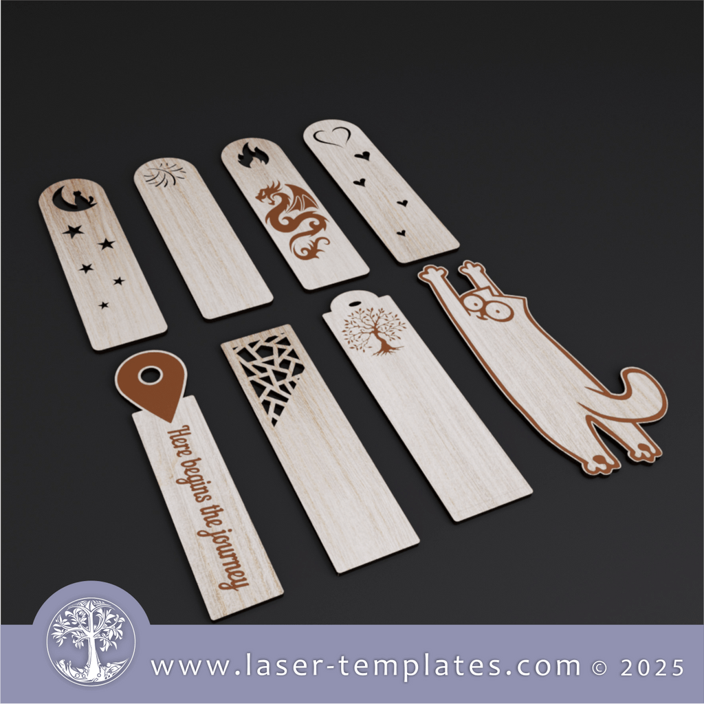 Bookmarks Bundle – Laser Ready Templates