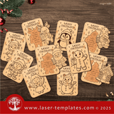 Laser Ready Templates New Christmas Cards Ornament Bundle Christmas Cards Ornament Bundle Thumbnail