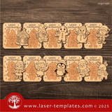 Laser Ready Templates New Christmas Cards Ornament Bundle Christmas Cards Ornament Bundle Thumbnail