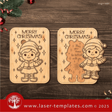 Laser Ready Templates New Christmas Cards Ornament Bundle Christmas Cards Ornament Bundle Thumbnail