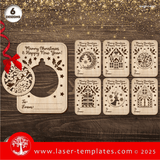 Laser Ready Templates New Christmas Ornament Greeting Card Bundle Christmas Ornament Greeting Card Bundle Thumbnail