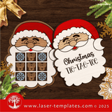 Laser Ready Templates New Christmas Santa Tic Tac Toe Game Christmas Santa Tic Tac Toe Game Thumbnail