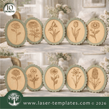 Laser Ready Templates New Floral Sign bundle - Scalloped Frame Floral Sign bundle - Scalloped Frame Thumbnail