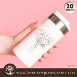 Laser Ready Templates New Flowers Engraving Bundle Flowers Engraving Bundle Thumbnail