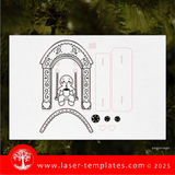 Laser Ready Templates New Gingerbread Man on Swing Gingerbread Man on Swing Thumbnail