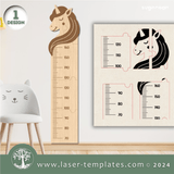 Growth Chart Rulers Set of 6