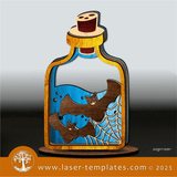 Laser Ready Templates New Halloween Bats Potion Bottle Halloween Bats Potion Bottle Thumbnail