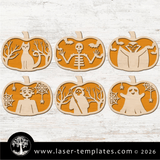 Laser Ready Templates New Halloween Layered Pumpkins Halloween Layered Pumpkins Thumbnail