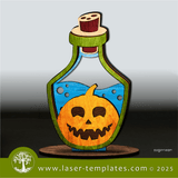 Laser Ready Templates New Halloween Pumpkin Potion Bottle Halloween Pumpkin Potion Bottle Thumbnail