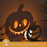 Laser Ready Templates New Halloween Shadow Candle Holders Bundle Halloween Shadow Candle Holders Bundle Thumbnail