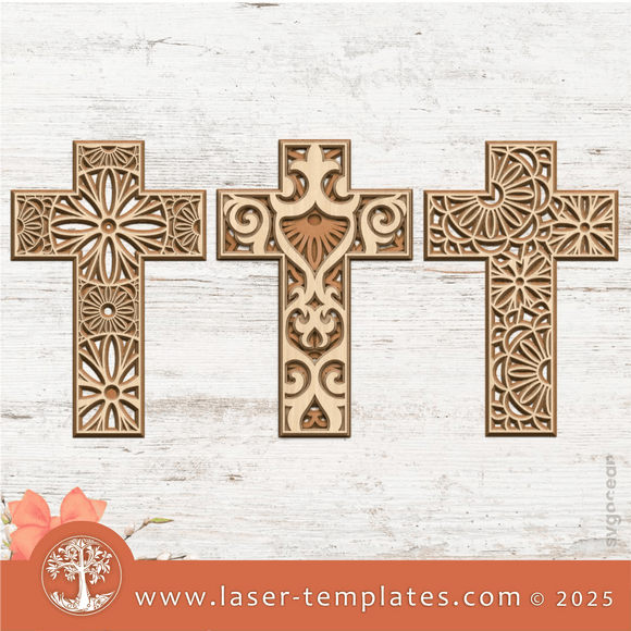 Laser Ready Templates New Layered Cross Bundle Layered Cross Bundle Thumbnail