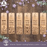 Laser Ready Templates New Mom Bookmark Bundle Mom Bookmark Bundle Thumbnail