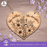 Laser Ready Templates New Mother's Day Keychain Bundle Mother's Day Keychain Bundle Thumbnail