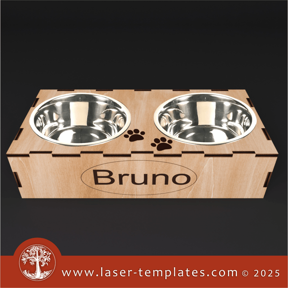 Laser Ready Templates New Pet Bowl Stand Pet Bowl Stand Thumbnail