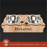 Laser Ready Templates New Pet Bowl Stand Pet Bowl Stand Thumbnail