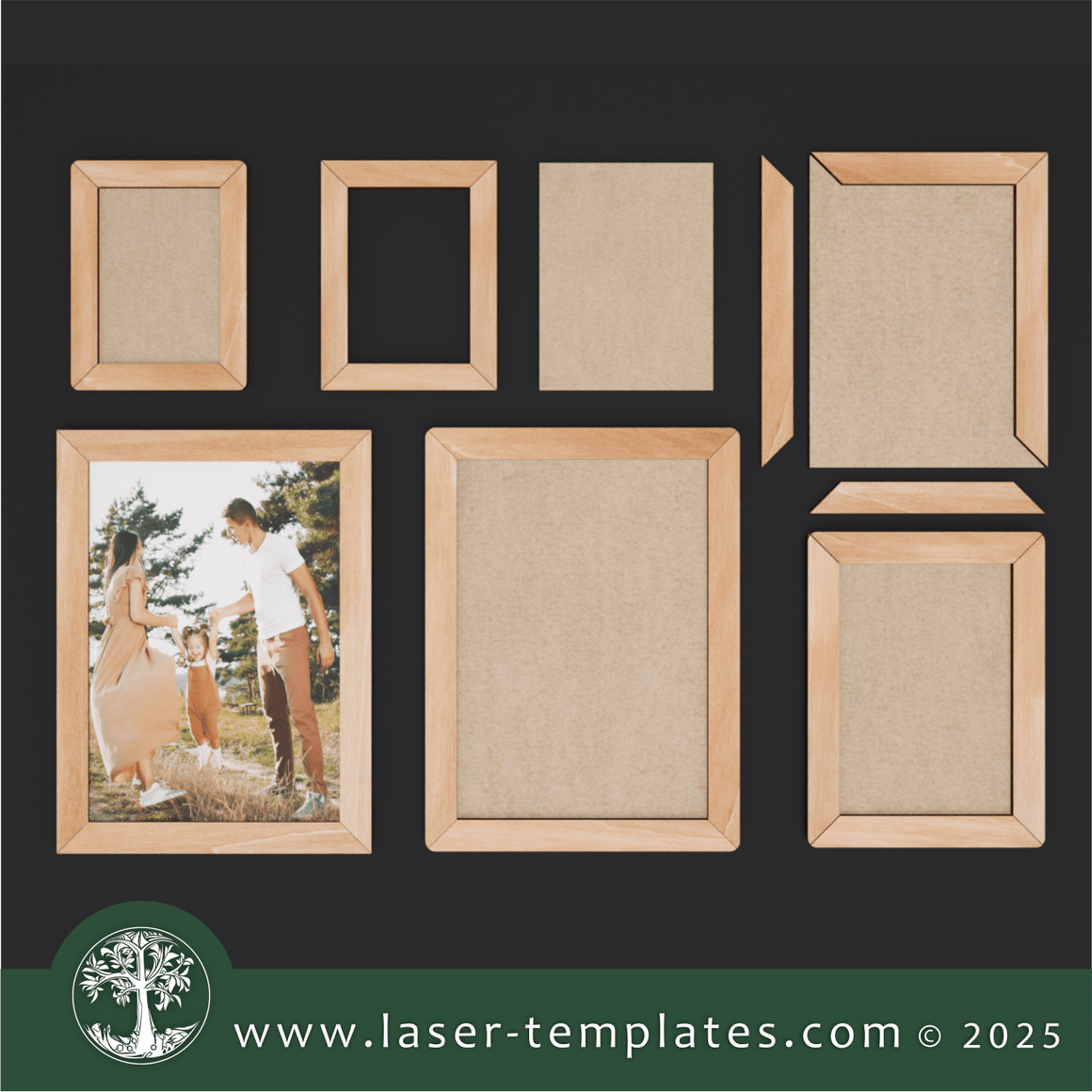 Photo Frames Template Collection – Laser Ready Templates