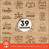 Laser Ready Templates New Religious Quotes Engraving Bundle Religious Quotes Engraving Bundle Thumbnail