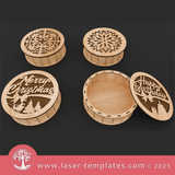 Laser Ready Templates New Round Gift Box Bundle Round Gift Box Bundle Thumbnail