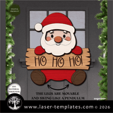 Laser Ready Templates New Santa Claus Door Sign Santa Claus Door Sign Thumbnail