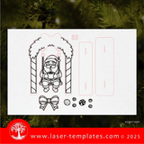 Laser Ready Templates New Santa Claus on Swing Santa Claus on Swing Thumbnail