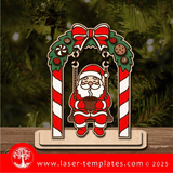 Laser Ready Templates New Santa Claus on Swing Santa Claus on Swing Thumbnail