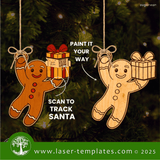 Laser Ready Templates New Santa Tracker Ornament Bundle 2 Santa Tracker Ornament Bundle 2 Thumbnail