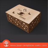 Laser Ready Templates New Tea Box Tea Box Thumbnail