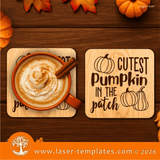 Laser Ready Templates New Thanksgiving Coasters Thanksgiving Coasters Thumbnail