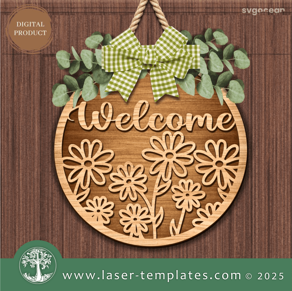 Welcome Sign Bundle – Laser Ready Templates