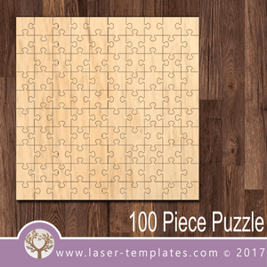 Laser Cut 100 Piece Puzzle Laser Templates, Download Vector Designs.