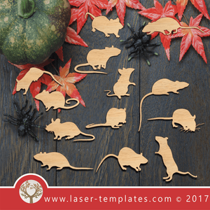 Laser cut Mice, Search 1000's of laser template designs.