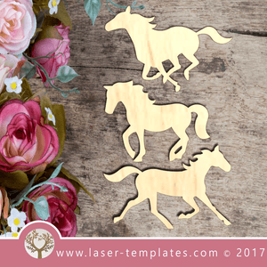 Laser cut Horse template designs, search 1000's of laser templates