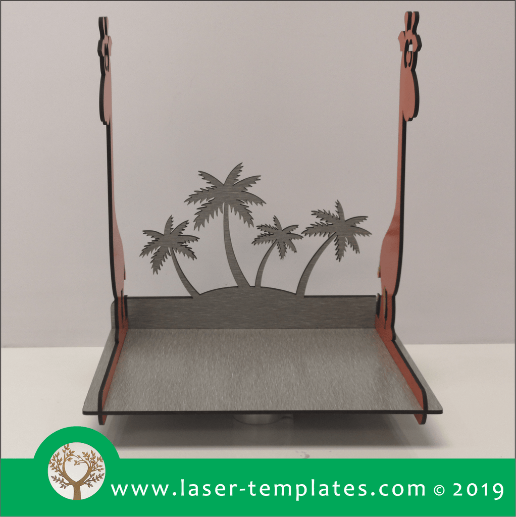 Laser cut template for 3D 6mm Kids Giraffe Shelf Laser Ready Templates