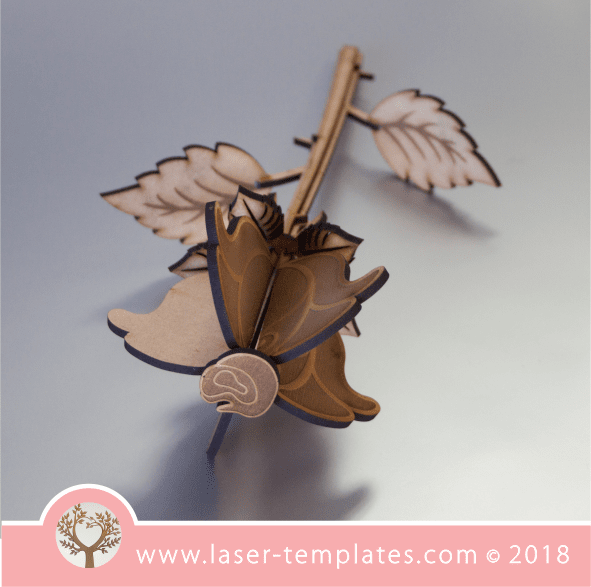 3d Rose Flower for laser cutting, search 1000's of designs. – Laser ...