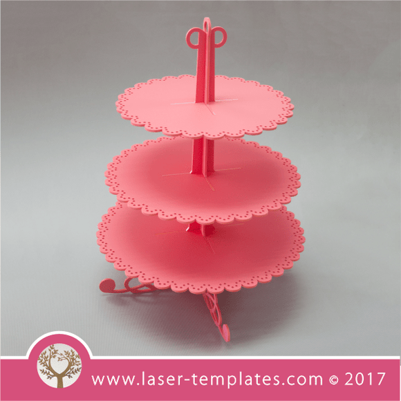 3mm 3 Tier cupcake stand