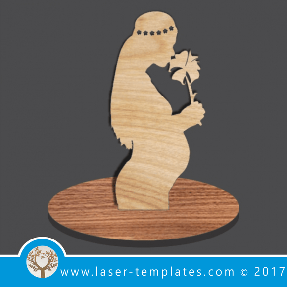 Baby shower design template download. Laser cut template online store. Stand 3