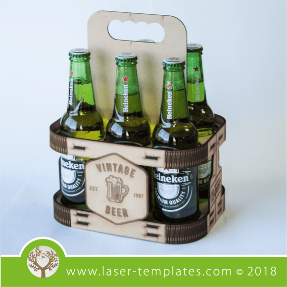 3mm Beer carrier with compartments
