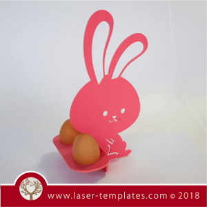 Laser Cut 3mm Bunny Easter Egg Holder Template. Shop Designs Online