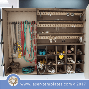 3mm Large Jewellery Case with doors