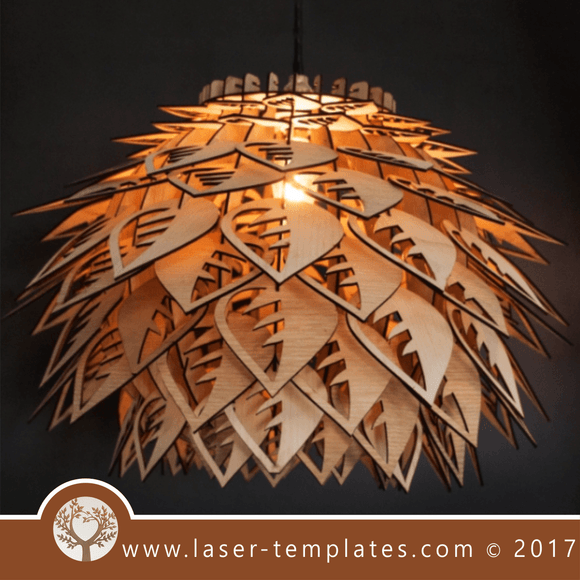 Laser cut lampshade template, download vector design. – Laser